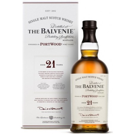 The Balvenie 21YO PortWood 0,7l 40% – Single Malt Whisky Premium