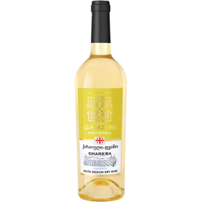 Wino Gamziri Rkatsiteli białe półwytrawne 750 ml | 2K Galeria Alkoholi