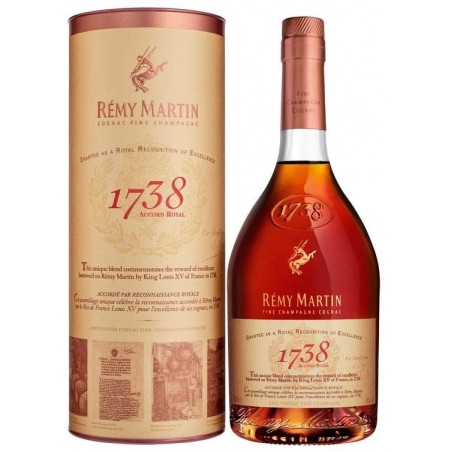 Koniak Rémy Martin 1738 Accord Royal 0,7 l 40% – francuski koniak premium Fine Champagne
