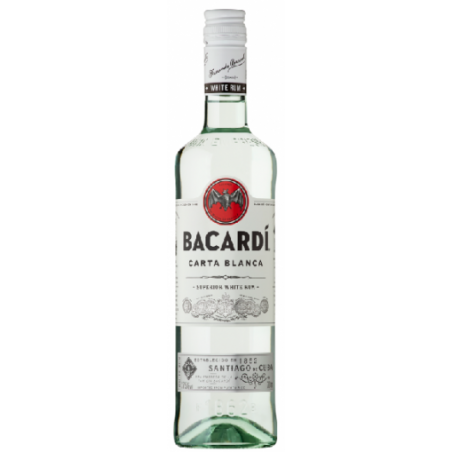 Bacardi Carta Blanca Rum 0,7L 37,5% – Klasyczny Biały Rum | Sklep z Alkoholem