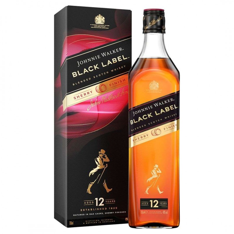 Whisky Johnnie Walker Black Label Sherry 0,7 l