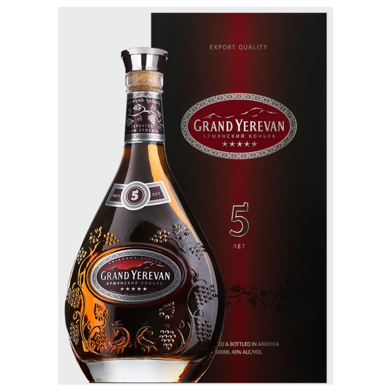 Brandy Grand Yerevan 5 YO 0,5 l 40%