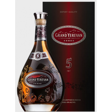 Brandy Grand Yerevan 5Yo 40% 0,5L