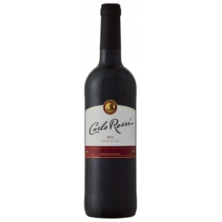 Wino Carlo Rossi California Red 0,75 l 12% – czerwone wino półwytrawne
