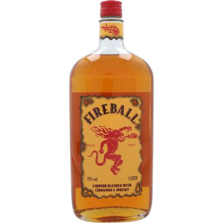 Whisky Fireball Cinnamon Whisky Liqueur 33% 1,0l