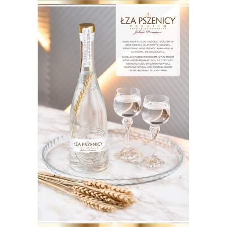 Łza Pszenicy Premium z kłosem 0,5l 40%