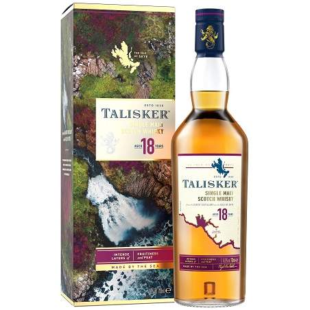 Whisky Talisker 18 Years Old 45,8% 0,7l – Klasyczna Single Malt z Wyspy Skye