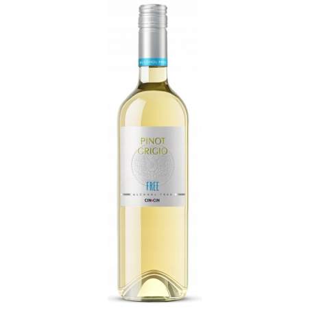 Wino Cin Cin Bezalkoholowe Pinot Grigio 0% 750 ml | Białe