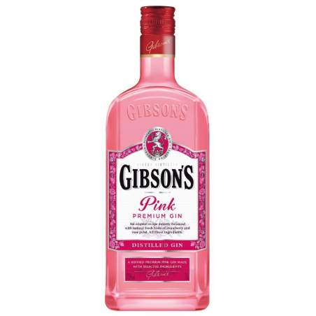 Gin Gibson’s Pink 0,7l | Różowy Gin Premium do Koktajli