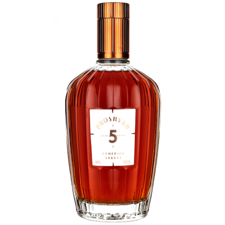 Brandy Armenian Proshyan 5 YO 0,5 l 40% – ormiańska brandy dojrzewająca 5 lat