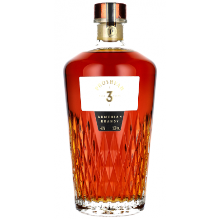 Brandy Armenian Proshyan 3 YO 0,5 l 40% – klasyczna ormiańska brandy dojrzewająca 3 lata