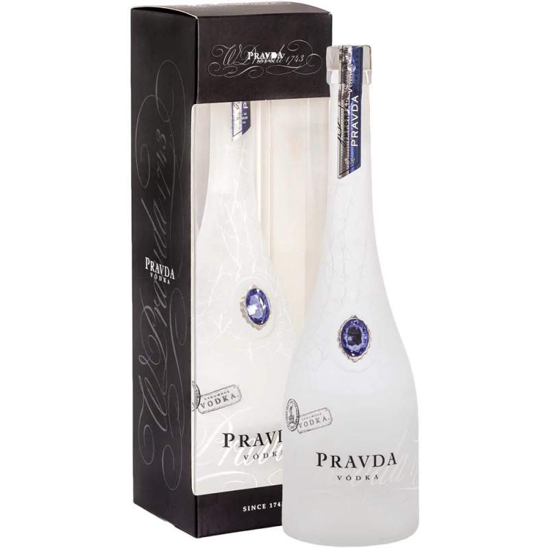 Wódka Pravda 0,7 w czarnym kartoniku