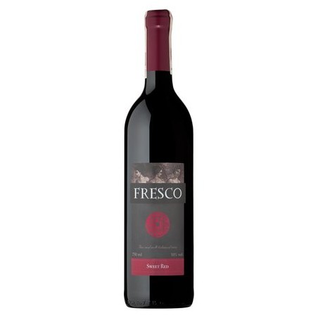Wino Fresco Czerwone Słodkie 0,75L 10%