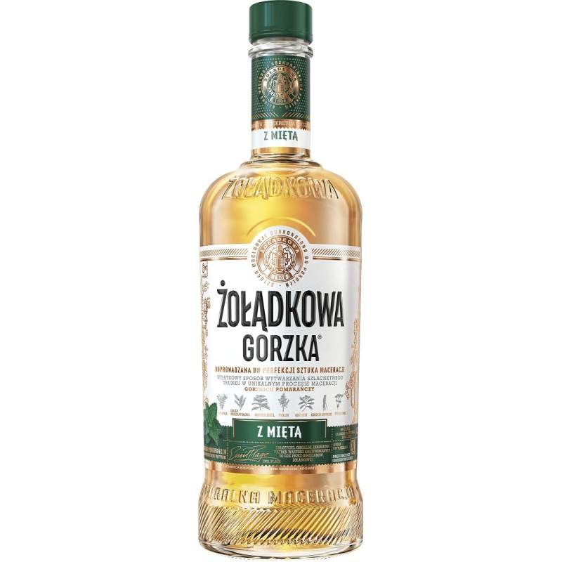 Żołądkowa Gorzka z Miętą 0,5l 30%