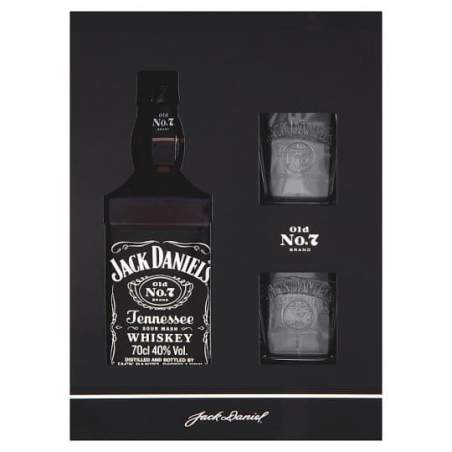 Jack Daniel's 0,7l + 2 szklanki