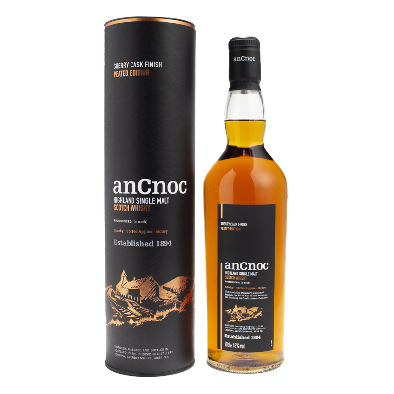 Whisky AnCnoc Sherry Peated 43% 0.7L