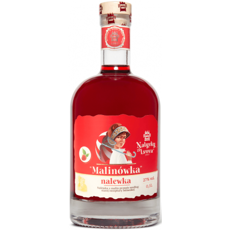 Nalewka ze Lwowa Malina 27% 0,5L
