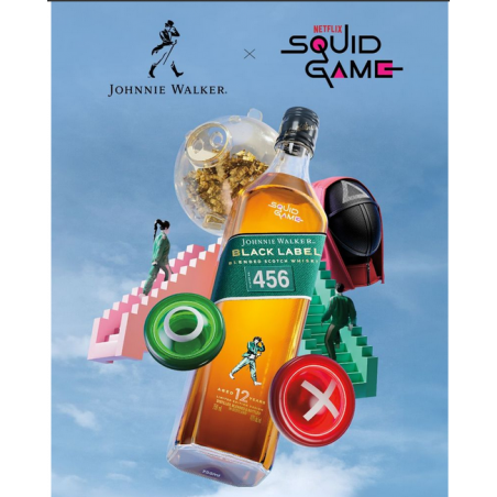 Whisky Johnnie Walker Black Label Squid Game 40% 0,7 l