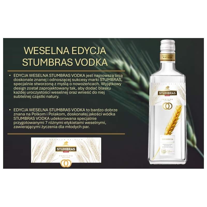 Stumbras 0,5l 40% Edycja weselna