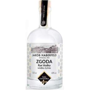 Jakob Haberfeld Zgoda Wódka z Żyta 0,5 L 40 %