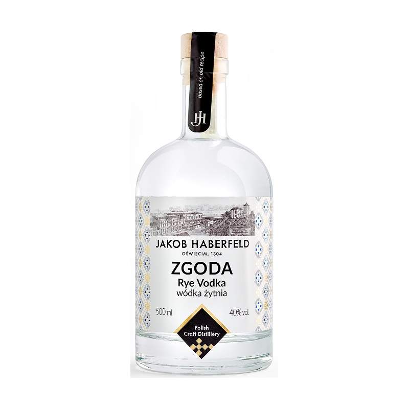 Jakob Haberfeld Zgoda Wódka z Żyta 40% 0,5 l