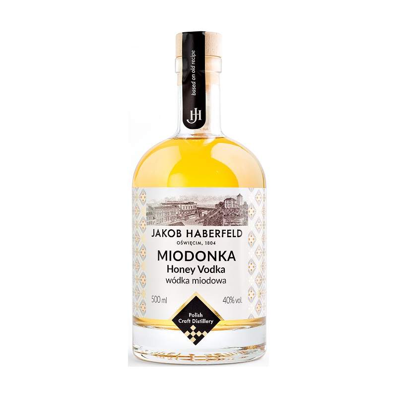 Jakob Haberfeld Miodanka Wódka Miodowa 0,5 L 40 % Jakob Haberfeld Miodanka Wódka Miodowa 0,5 L 40 %