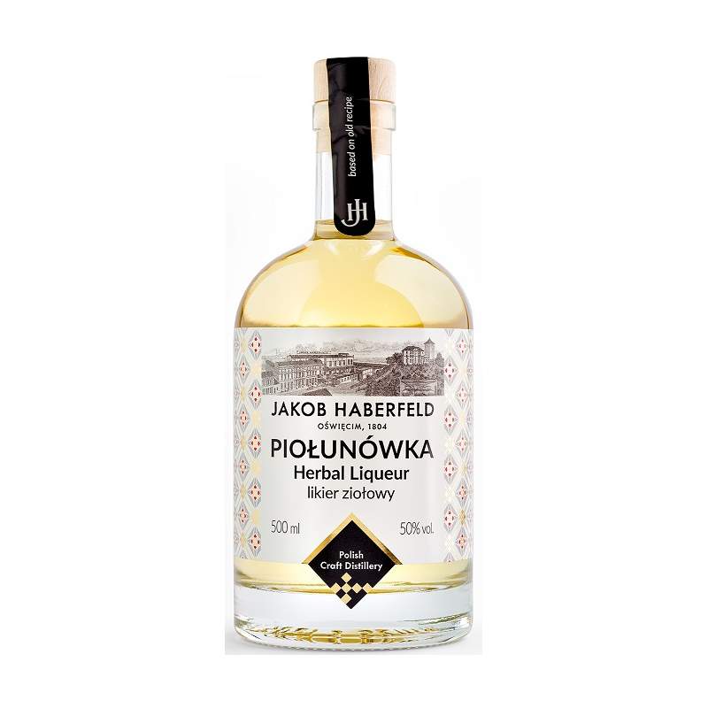 Jakob Haberfeld Piołunówka Likier Ziołowy 0,5 L 50 % Jakob Haberfeld Piołunówka Likier Ziołowy 0,5 L 50 %