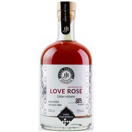 Jakob Haberfeld Love Rose Likier Różany 0,5 L 35 %