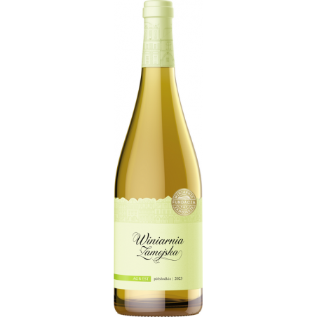 Winiarnia Zamojska Szlachetny Agrest Białe Półsłodkie 0,75l
