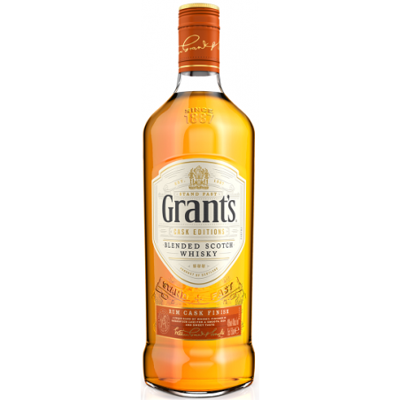 Whisky Grant’s Rum Cask Finish 0,7 l 40% – szkocka whisky blended finiszowana w beczkach po rumie