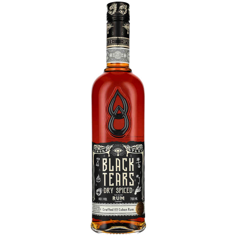 Rum Black Tears Dry Spiced 40% 0,7l