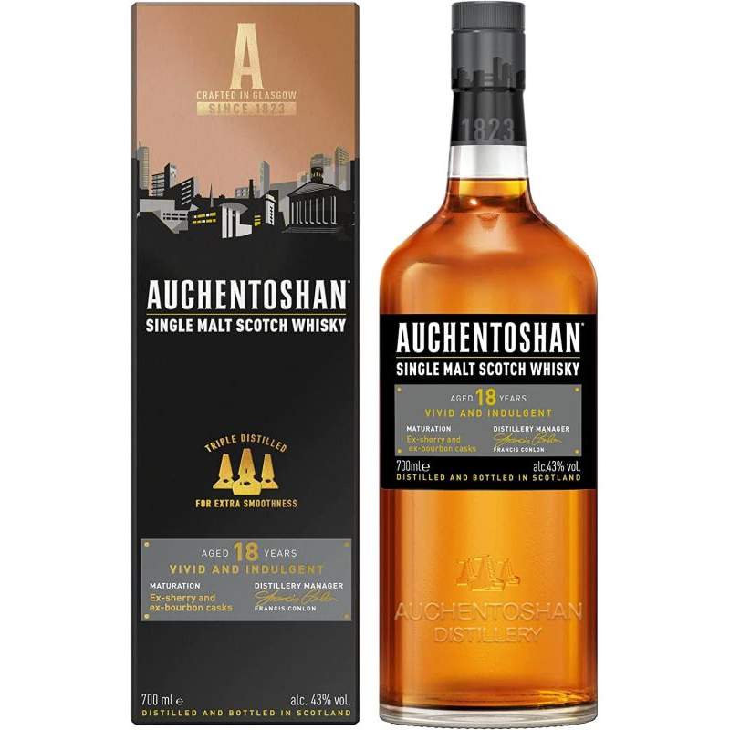 Whisky Auchentoshan 18 YO 43% Whisky Auchentoshan 18 YO 43%