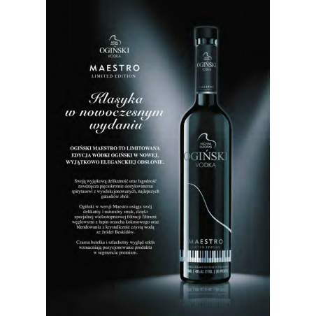 Ogiński Maestro 0,5L 40%