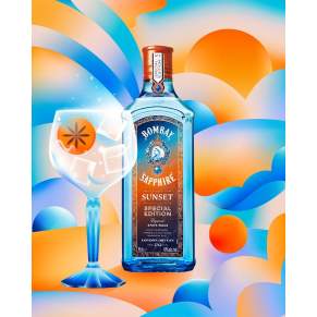 Gin Bombay Sapphire Sunset 43%  0,7l