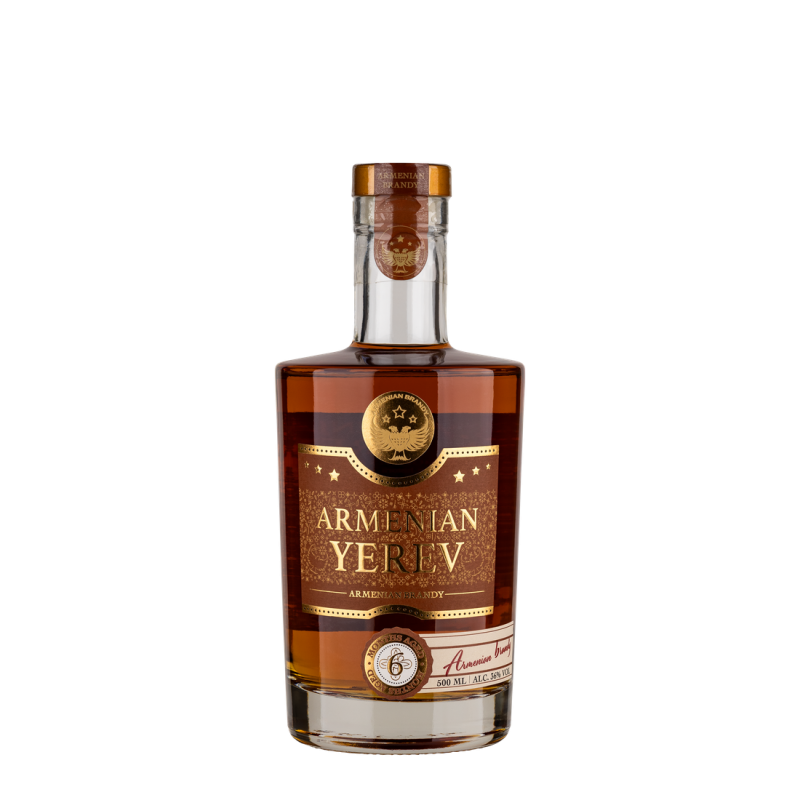 Brandy Armenian Yerev 6 Monts 0,5 l 36 %