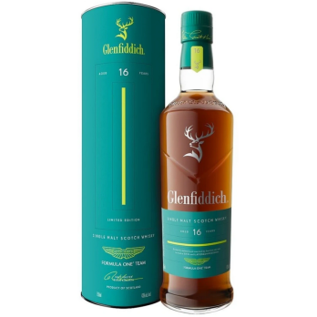 Whisky Glenfiddich 16 YO Aston Martin F1 0,7 l 43% – limitowana single malt w edycji kolekcjonerskiej