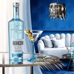 Wódka Bohema + kielich – elegancki zestaw prezentowy wódki premium