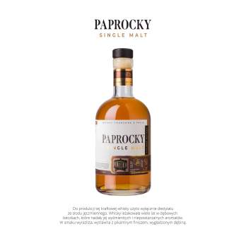 Whisky Paprocky Single Malt 40 % 0,7l