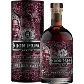 Rum Don Papa Sherry Casks 0,7L 45% – wyjątkowy rum dojrzewający w beczkach po sherry