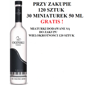 Ogiński 0,5l 40%+ miniaturki