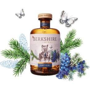 Gin Berkshire Dry 40.3% 0.5l + Szklanka