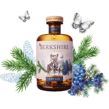 Gin Berkshire Dry 40.3% 0.5l + Szklanka