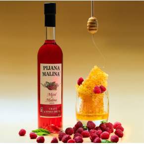 Pijana Malina – miód z maliną 16% 0,5l