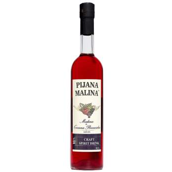 Pijana Malina – czarna porzeczka & malina 16% 0,5l