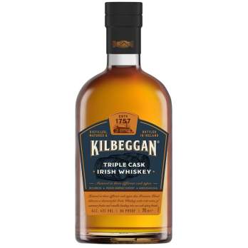 Whisky Kilbeggan Triple Cask 0,7 l 43% – irlandzka whisky blended dojrzewająca w trzech beczkach