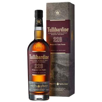 Whisky Tullibardine 228 Burgundy Finish 0,7 l 43% – szkocka single malt finiszowana w beczkach po winie Burgundy