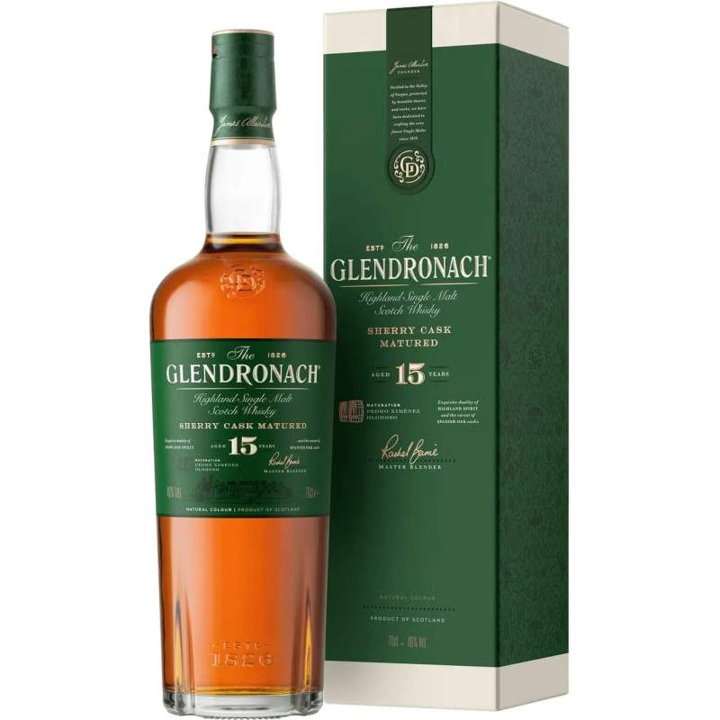 Whisky GlenDronach 15YO Sherry Cask Matured 0,7l 46%