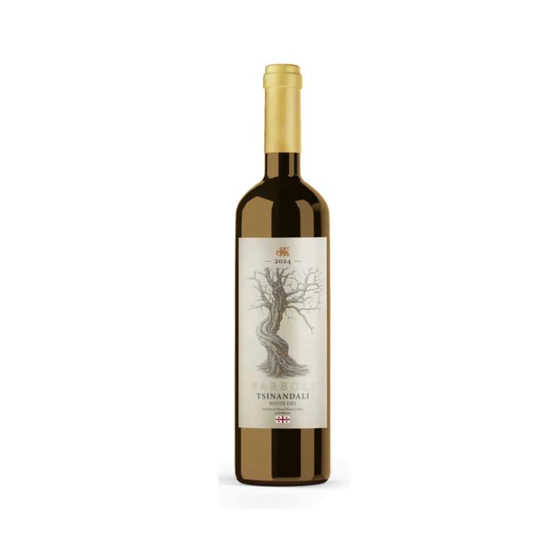Wino Barboli Tsinandali białe wytrawne 0,75l 12%