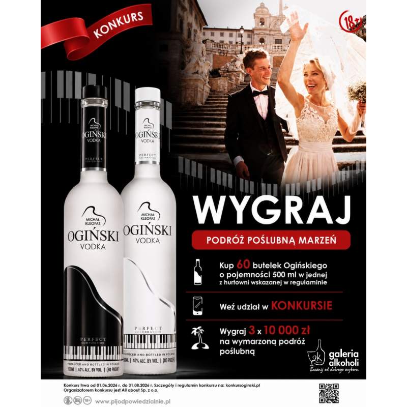 Wódka Ogiński 40% 0,5 l