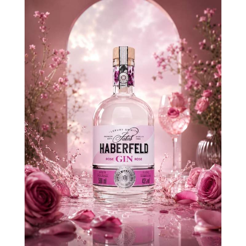 Jakob Haberfeld Rose Gin 43% 0,5 l